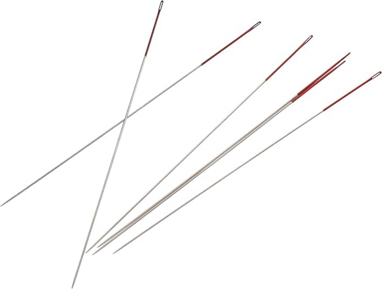 The Beadsmith ColorEYES Beading Needles, Black Colored Tip for Easy Identification of Size, Use for Loom Weaving Bead Work, Off-Loom Stitch & Jewelry Making w/Seed Beads
